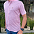 Camisa Ralph Lauren Micro Xadrez Médio Manga Curta Rosa Claro Logo Colorido - Imagem 3