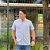 Camisa Ralph Lauren Quadriculada Manga Curta Branco Listras Azul Logo Colorido - Imagem 4
