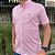 Camisa Ralph Lauren Xadrez Clássico Manga Curta Rosa Claro Logo Colorido - Imagem 3