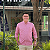Camisa Ralph Lauren Micro Xadrez Manga Longa Vermelho Logo Colorido - Imagem 1