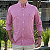 Camisa Ralph Lauren Micro Xadrez Manga Longa Vermelho Logo Colorido - Imagem 2