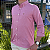 Camisa Ralph Lauren Micro Xadrez Manga Longa Vermelho Logo Colorido - Imagem 3