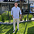 Camisa Ralph Lauren Quadriculada Manga Longa Branco Listras Dupla Azul Logo Colorido - Imagem 5