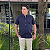 Camisa Ralph Lauren Quadriculada Manga Curta Marinho Quadros Grande Logo Colorido - Imagem 3