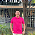 Polo Ralph Lauren Rosa Pink Logo Colorido - Imagem 1