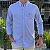 Camisa Ralph Lauren Quadriculada Manga Longa Branco Listras Azul Logo Colorido - Imagem 2