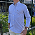 Camisa Ralph Lauren Quadriculada Manga Longa Branco Listras Azul Logo Colorido - Imagem 3