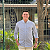 Camisa Ralph Lauren Quadriculada Manga Longa Cinza Listra Marinho Logo Colorido - Imagem 1