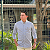 Camisa Ralph Lauren Quadriculada Manga Longa Cinza Listra Marinho Logo Colorido - Imagem 4