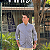 Camisa Ralph Lauren Micro Xadrez Manga Longa Preto Logo Colorido - Imagem 4