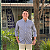Camisa Ralph Lauren Micro Xadrez Manga Longa Preto Logo Colorido - Imagem 1