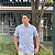 Camisa Ralph Lauren Quadriculada Manga Curta Branco Listras Dupla Azul Logo Colorido - Imagem 4