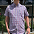Camisa Social Txc Xadrez Manga Curta Verde Listras Marinho 29144C Com Bolso - Imagem 3