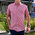 Camisa Ralph Lauren Micro Xadrez Manga Curta Vermelho Logo Colorido - Imagem 4