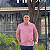 Camisa Ralph Lauren Micro Xadrez Manga Curta Vermelho Logo Colorido - Imagem 1