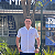 Camisa PRL Lisa Tecido Plano Manga Curta Branco Logo Colorido - Imagem 1