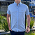 Camisa PRL Lisa Tecido Plano Manga Curta Com Elastano Celeste Claro Logo Colorido - Imagem 2