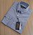 Camisa PRL Micro Xadrez Manga Longa Azul Claro Logo Colorido - Imagem 7