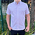 Camisa Ralph Lauren Quadriculada Manga Curta Rosa Claro Logo Clássico Amarelo - Imagem 2