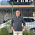 Camisa PRL Xadrez Manga Longa Preto Listras Branco Logo Colorido - Imagem 1