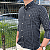Camisa PRL Xadrez Manga Longa Preto Listras Branco Logo Colorido - Imagem 5