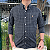 Camisa PRL Xadrez Manga Longa Preto Listras Branco Logo Colorido - Imagem 3