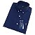 Camisa Social Ralph Lauren Tricoline Manga Curta Azul Marinho Logo Colorido - Imagem 6