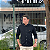 Camisa Social Oxford Manga Longa Preto Logo Colorido - Imagem 3