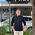 Camisa Social Oxford Manga Longa Preto Logo Colorido - Imagem 1