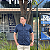 Camisa PRL Lisa Tecido Plano Manga Curta Com Elastano Marinho Logo Colorido - Imagem 3