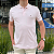 Polo Tommy Hilfiger Rosa Claro Malha Seasonal Liquid Coton Regular Fit - Imagem 2