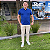 Polo Tommy Hilfiger Azul Royal Malha Seasonal Liquid Coton Regular Fit - Imagem 4