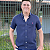 Camisa Social Linho Manga Curta Marinho Logo Clássico Rosa Pink - Imagem 1