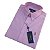 Camisa Social Ralph Lauren Tricoline Manga Curta Rosa Claro Logo Colorido - Imagem 6