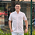 Camisa Social Ralph Lauren Tricoline Manga Curta Rosa Claro Logo Colorido - Imagem 1