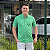 Camisa Ralph Lauren Xadrez Manga Curta Verde Listras Multi Color Logo Colorido - Imagem 1