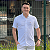Camisa Social Ralph Lauren Linha Oxford Manga Curta Branco Logo Colorido - Imagem 1