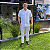 Camisa Social Ralph Lauren Linha Oxford Manga Curta Branco Logo Colorido - Imagem 5