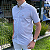 Camisa Ralph Lauren Xadrez Manga Curta Listra Azul Claro Vermelho Logo Colorido - Imagem 3