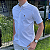 Camisa Social Ralph Lauren Lisa Manga Curta Branco Detalhe Tecido Logo Colorido - Imagem 4