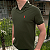 Polo Ralph Lauren Gola V Verde Militar Logo Clássico Vermelho - Imagem 5