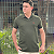 Polo Ralph Lauren Gola V Verde Militar Logo Clássico Vermelho - Imagem 4