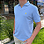 Polo Ralph Lauren Gola V Azul Claro Logo Clássico Amarelo - Imagem 5