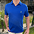 Polo Ralph Lauren Gola V Azul Royal Logo Clássico Amarelo - Imagem 3