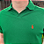 Polo Ralph Lauren Gola V Verde Bandeira Logo Clássico Laranja - Imagem 2