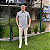 Polo Tommy Hilfiger Cinza Mescla Regular Fit Logo Clássico - Imagem 5