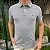 Polo Tommy Hilfiger Cinza Mescla Regular Fit Logo Clássico - Imagem 2