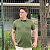 Polo Tommy Hilfiger Verde Militar Regular Fit Logo Clássico - Imagem 3