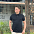 Polo Tommy Hilfiger Preto Regular Fit Logo Clássico - Imagem 3