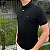 Polo Tommy Hilfiger Preto Regular Fit Logo Clássico - Imagem 4